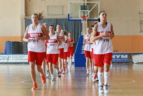 Basketball. Russian national team holds training session