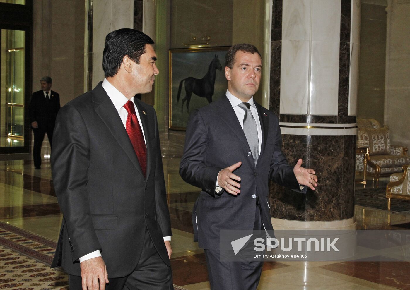 Dmitry Medvedev meets with Gurbanguly Berdymukhamedov