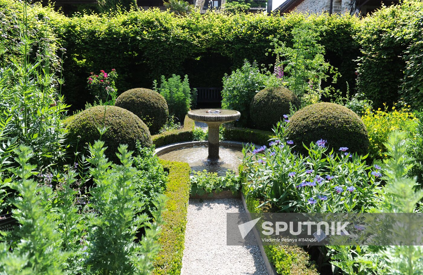 The Garden of Five Senses. Yvoire, France