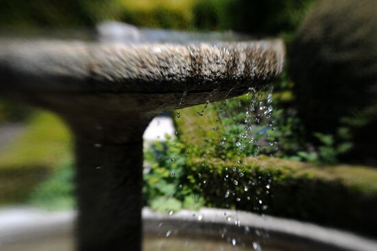 The Garden of Five Senses in Yvoire, France