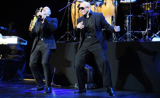 Pitbull gives concert in Moscow