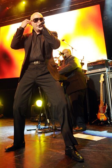 Pitbull gives concert in Moscow