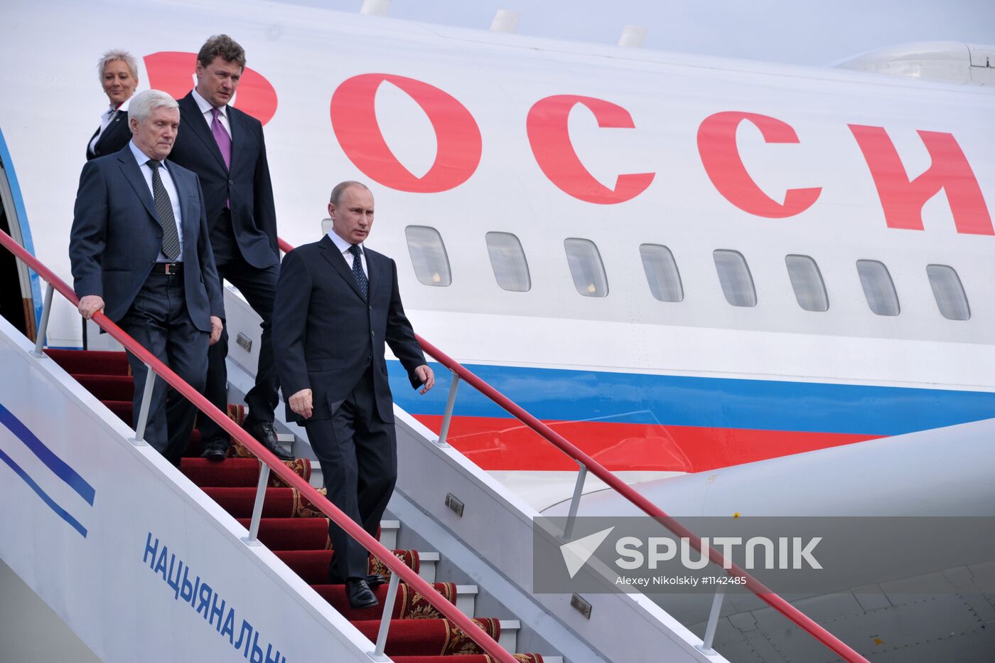 Russian President Vladimir Putin visits Minsk