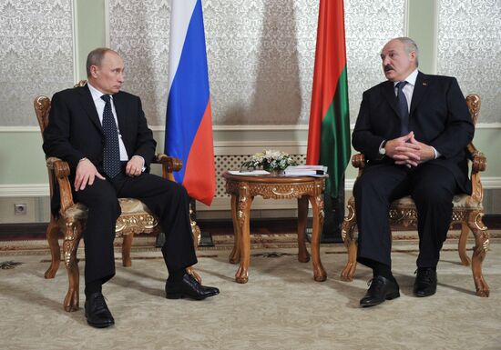 Russian President Vladimir Putin visits Minsk