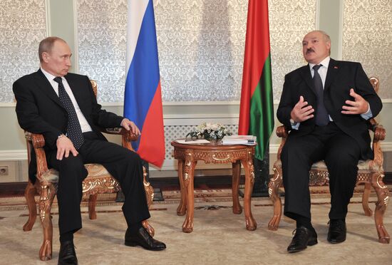 Russian President Vladimir Putin visits Minsk