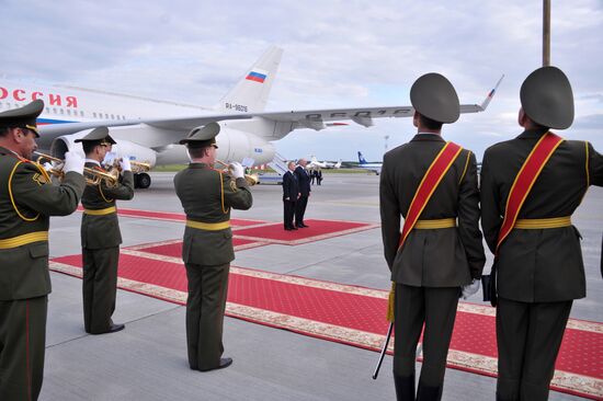 Russian President Vladimir Putin visits Minsk