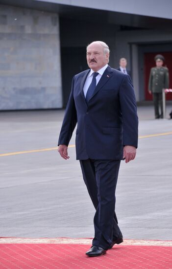 Russian President Vladimir Putin visits Minsk