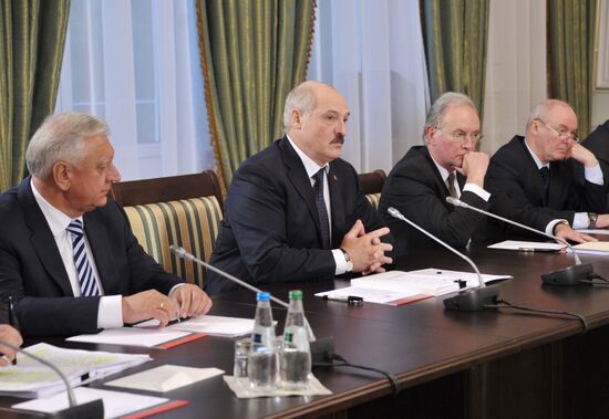 Russian President Vladimir Putin visits Minsk