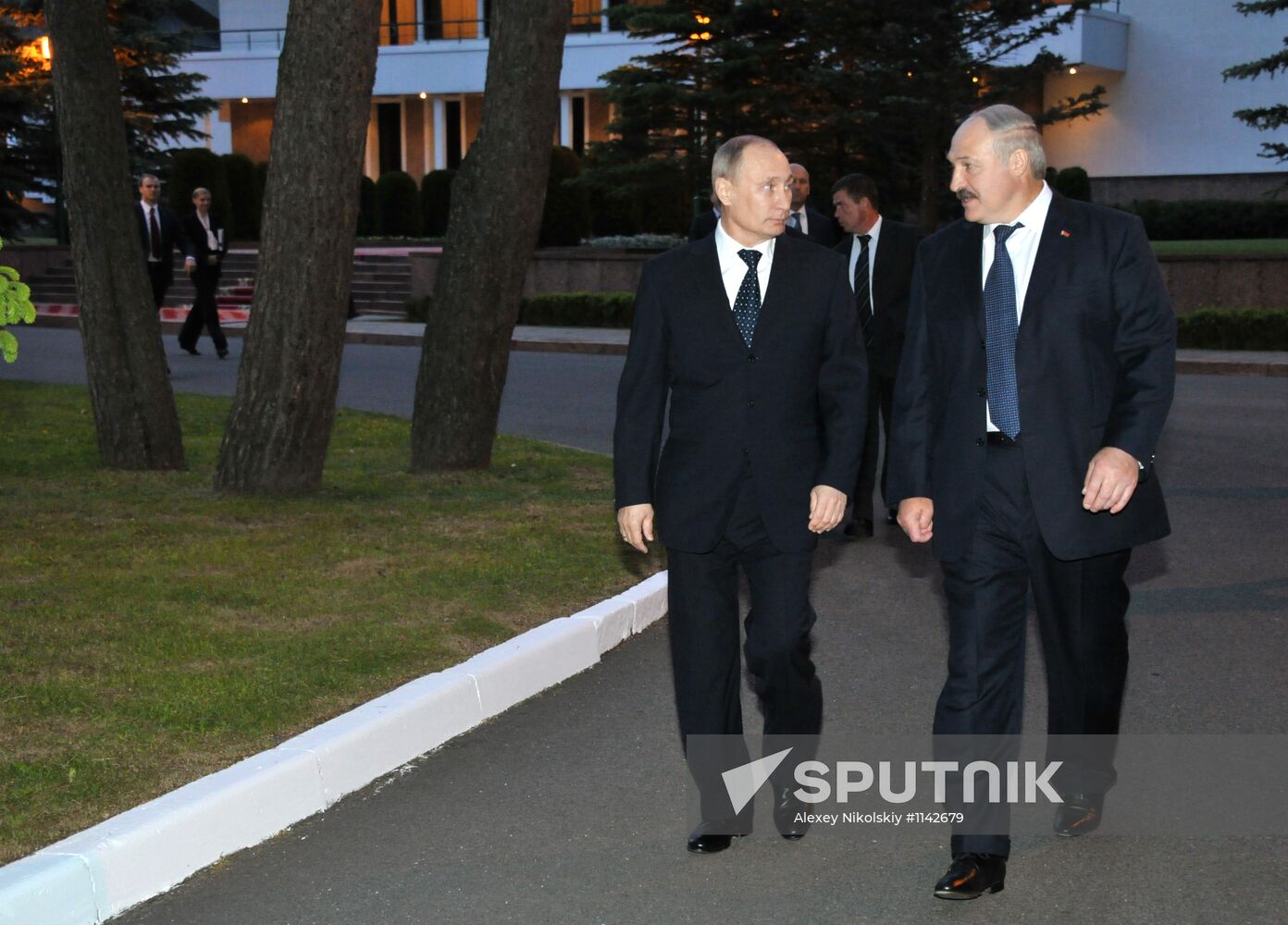 Russian President Vladimir Putin visits Minsk