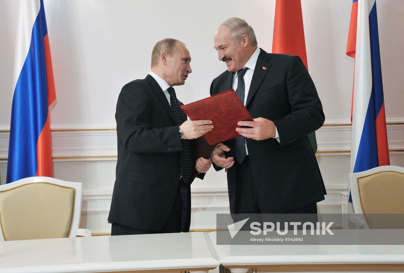 Russian President Vladimir Putin visits Minsk