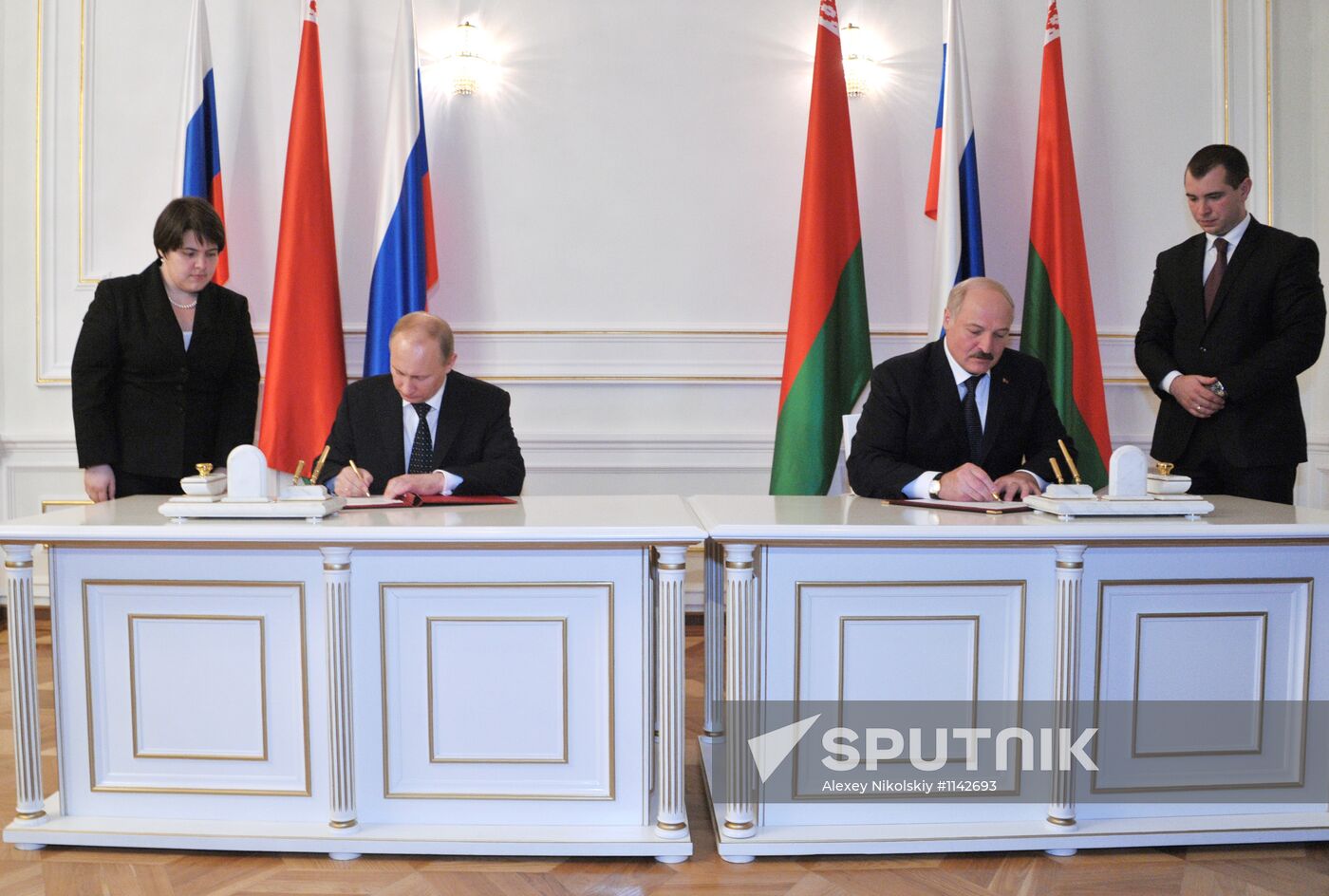 Russian President Vladimir Putin visits Minsk