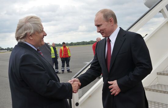 President Vladimir Putin's working trip to Berlin