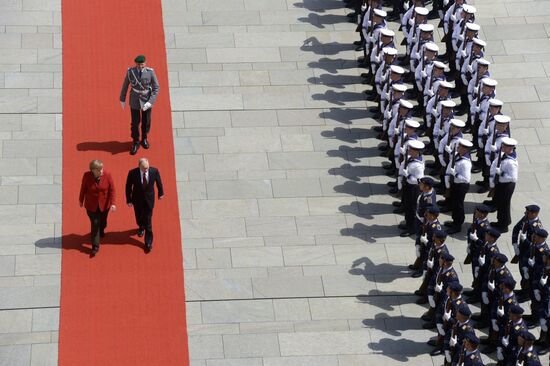 President Vladimir Putin's working trip to Berlin