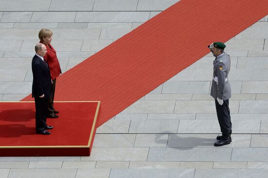 President Vladimir Putin's working trip to Berlin
