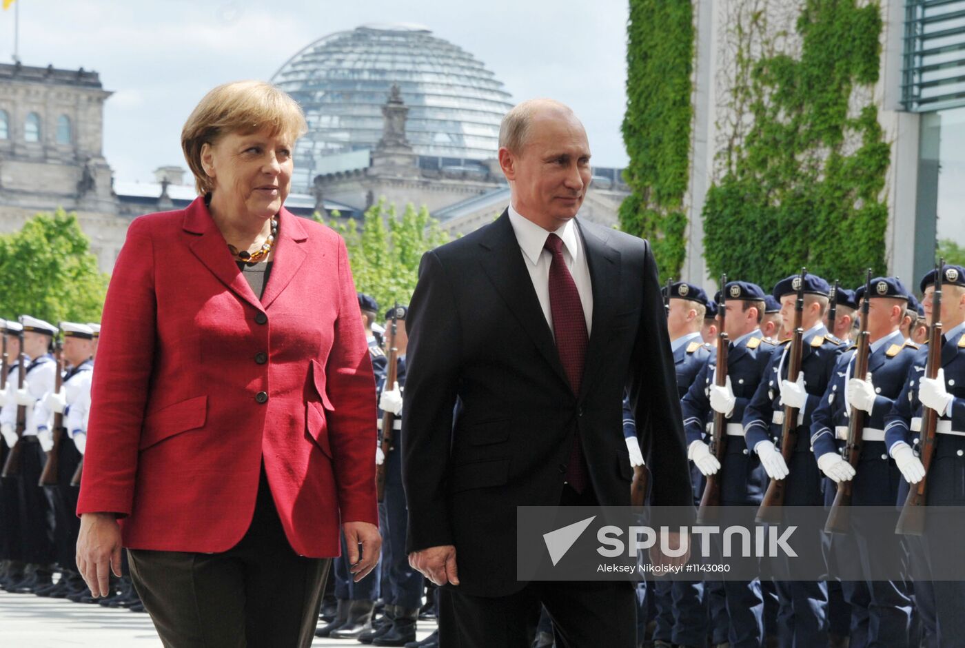 President Vladimir Putin's working trip to Berlin