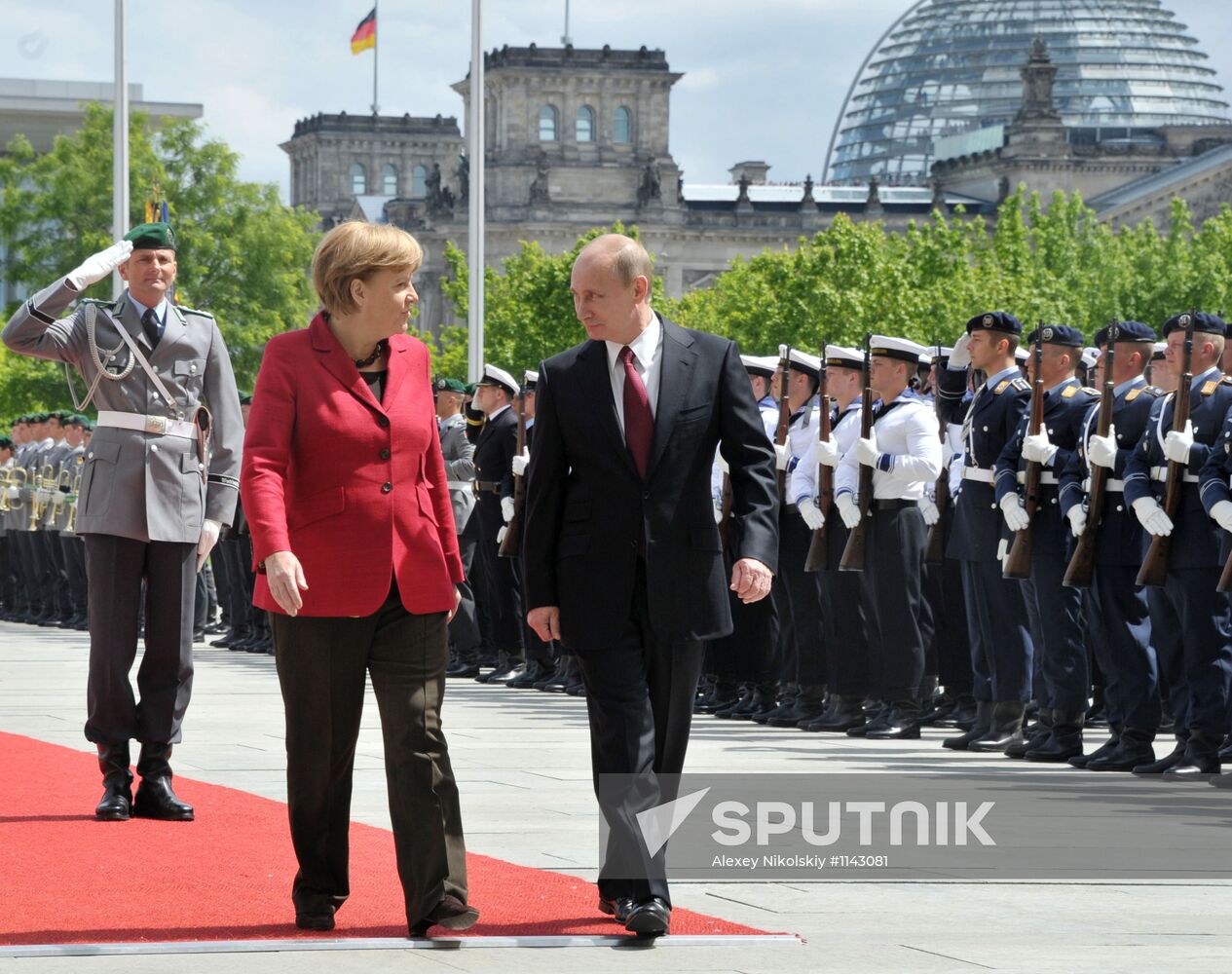 President Vladimir Putin's working trip to Berlin