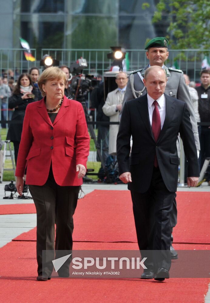 President Vladimir Putin's working trip to Berlin