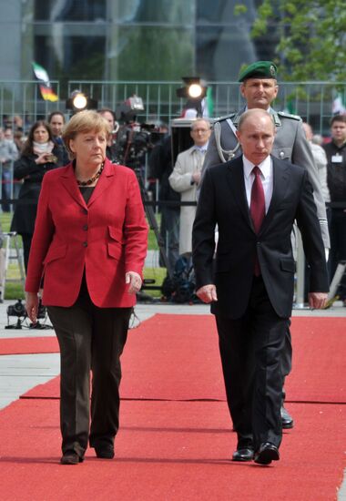 President Vladimir Putin's working trip to Berlin