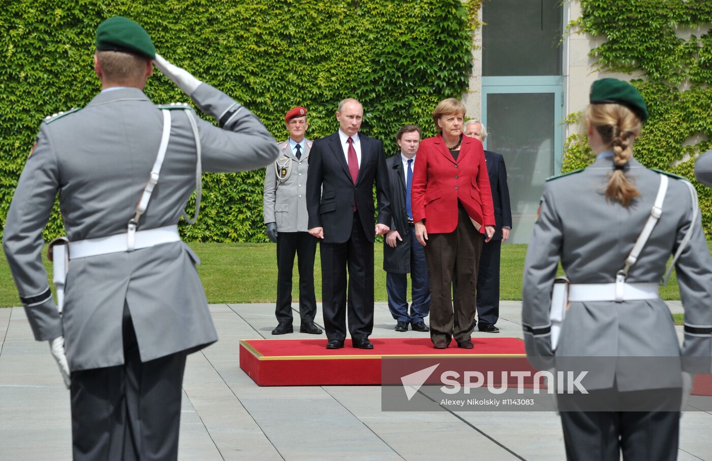 President Vladimir Putin's working trip to Berlin