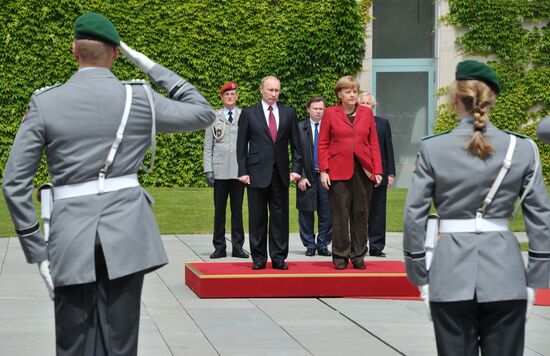 President Vladimir Putin's working trip to Berlin