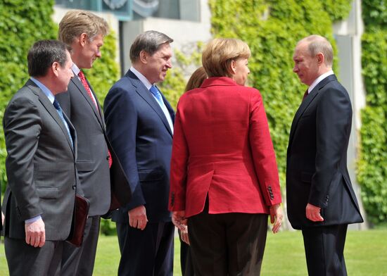 President Vladimir Putin's working trip to Berlin