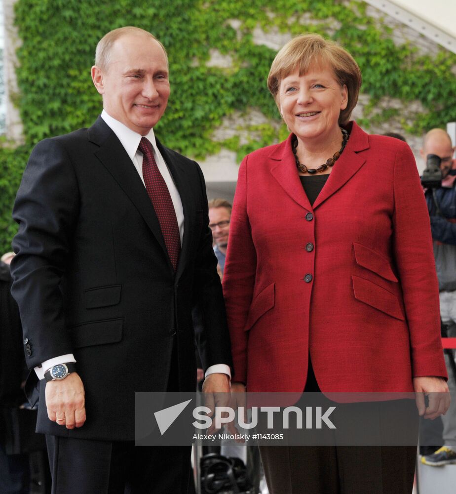 President Vladimir Putin's working trip to Berlin