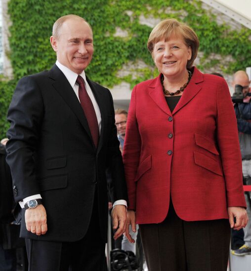 President Vladimir Putin's working trip to Berlin