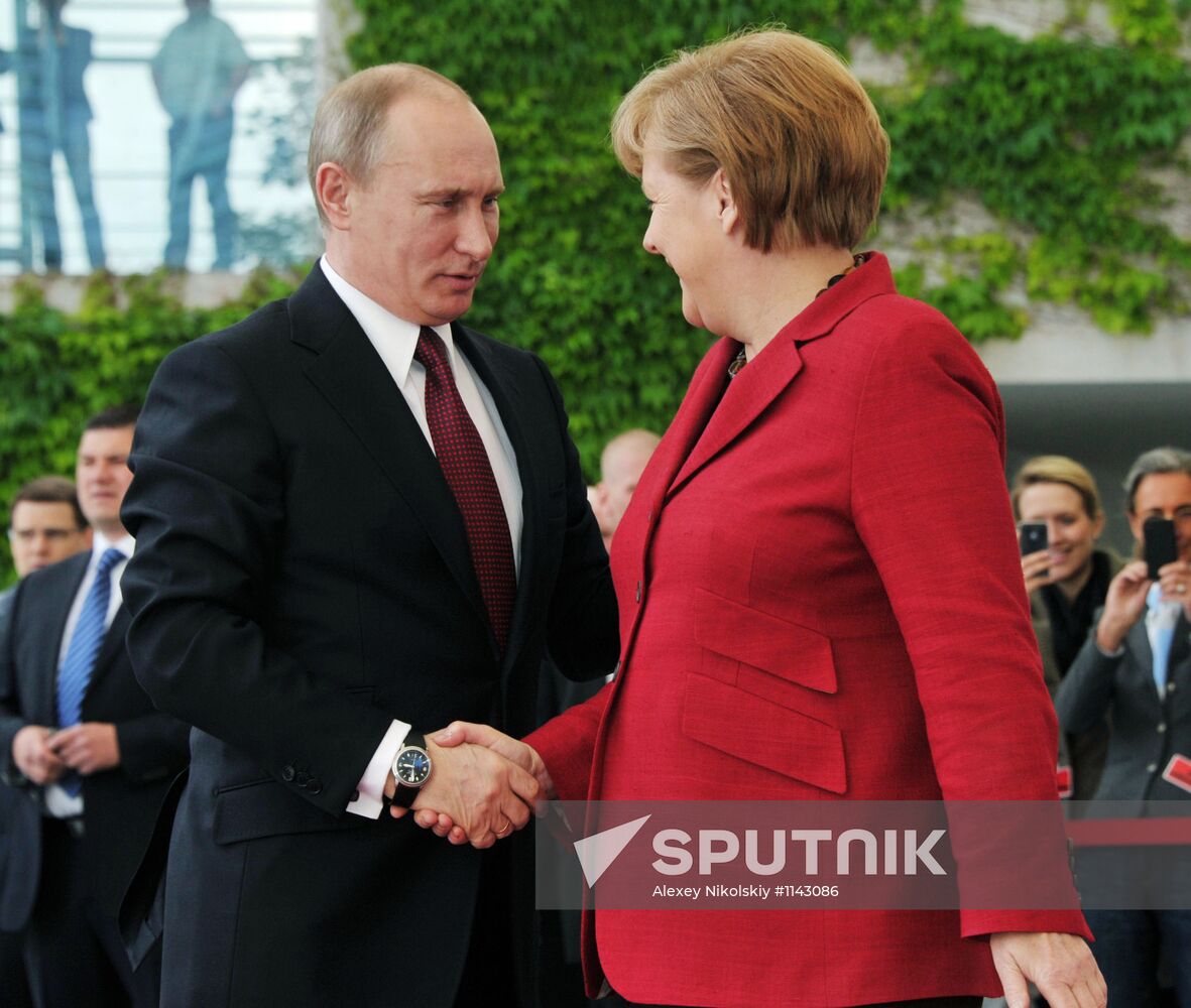 President Vladimir Putin's working trip to Berlin