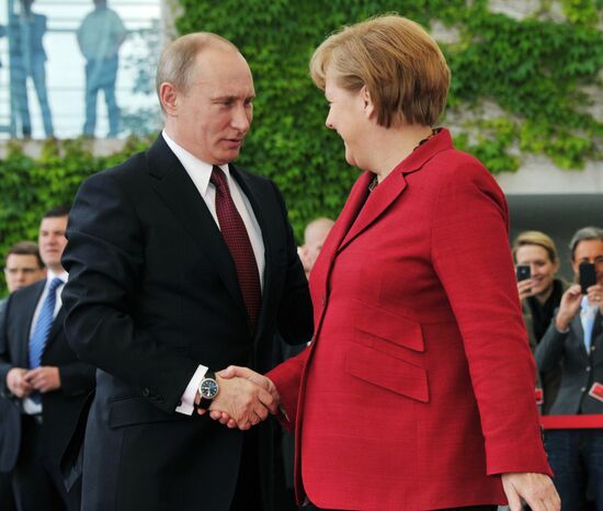 President Vladimir Putin's working trip to Berlin