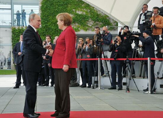 President Vladimir Putin's working trip to Berlin