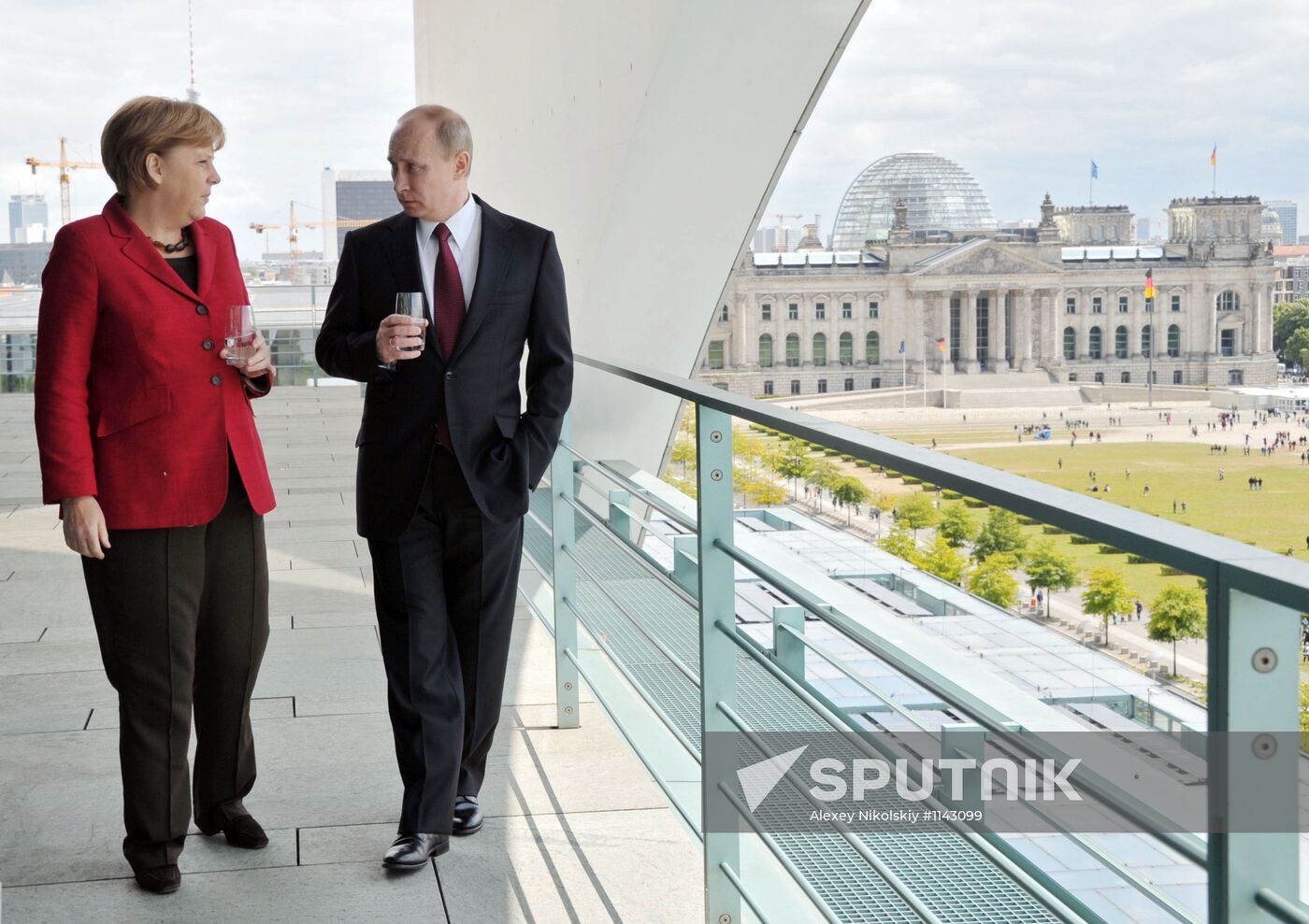 President Vladimir Putin's working trip to Berlin