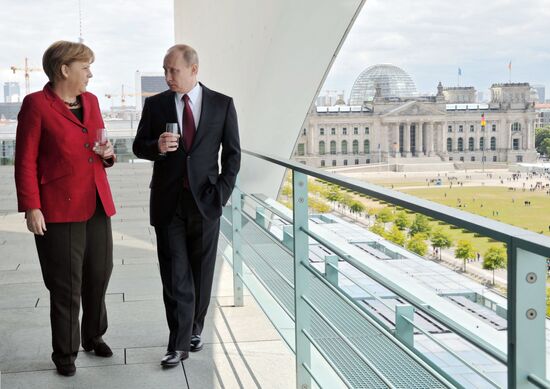 President Vladimir Putin's working trip to Berlin