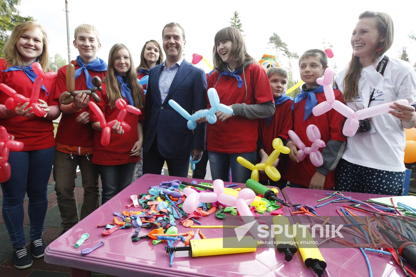 Dmitry Medvedev's working trip to Troitsk