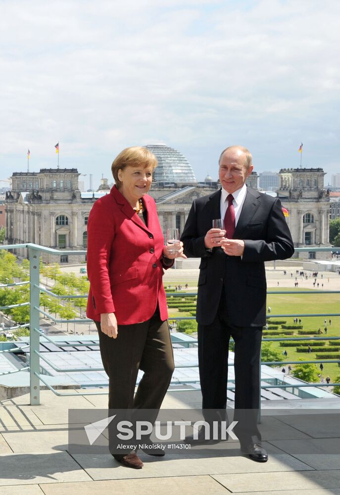 President Vladimir Putin's working trip to Berlin