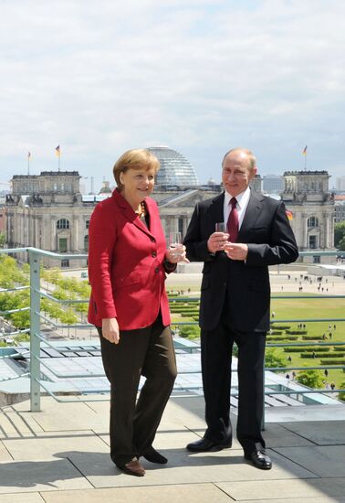 President Vladimir Putin's working trip to Berlin