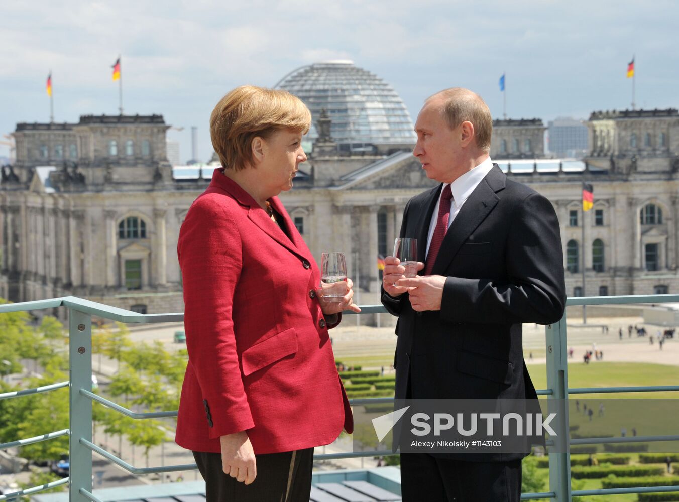 President Vladimir Putin's working trip to Berlin