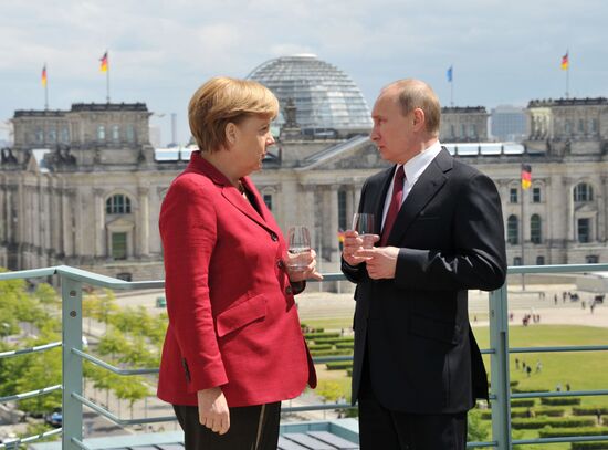 President Vladimir Putin's working trip to Berlin