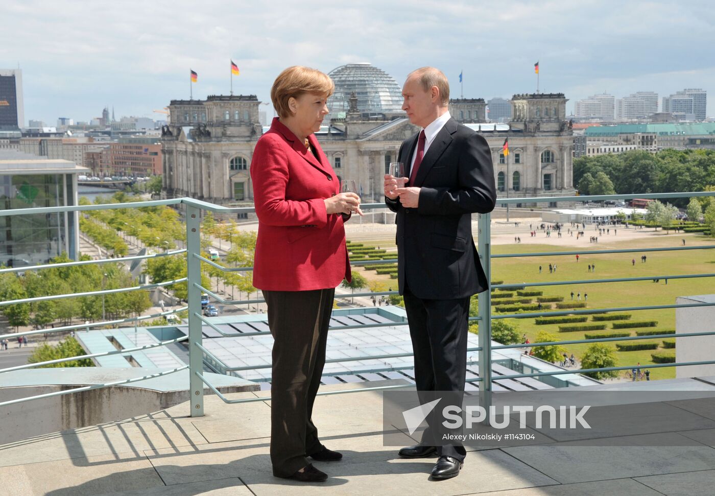 President Vladimir Putin's working trip to Berlin