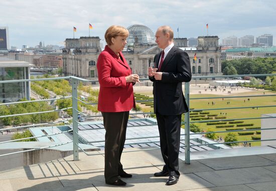President Vladimir Putin's working trip to Berlin