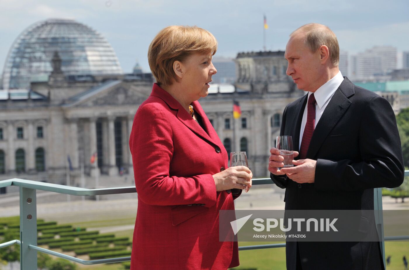 President Vladimir Putin's working trip to Berlin