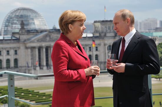 President Vladimir Putin's working trip to Berlin