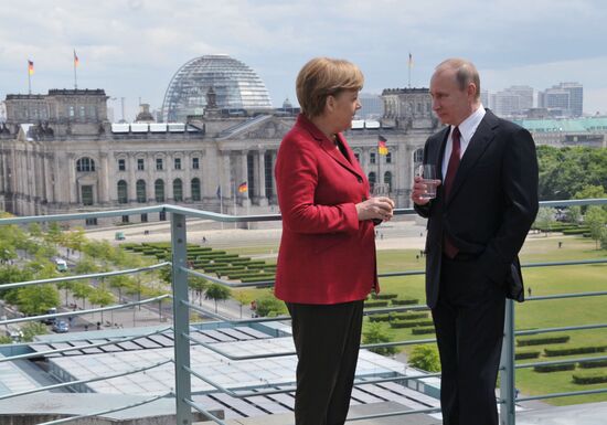 President Vladimir Putin's working trip to Berlin