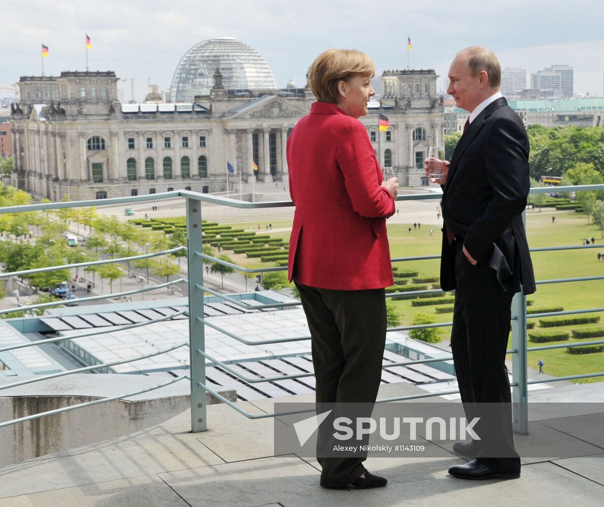 President Vladimir Putin's working trip to Berlin