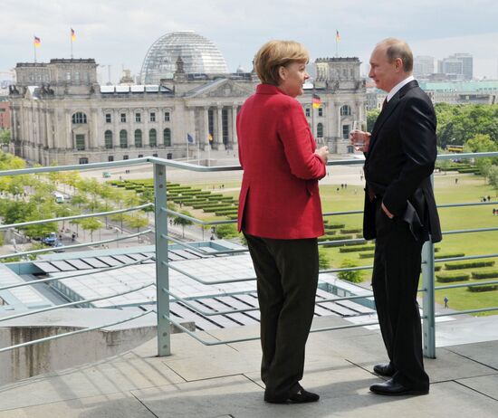 President Vladimir Putin's working trip to Berlin