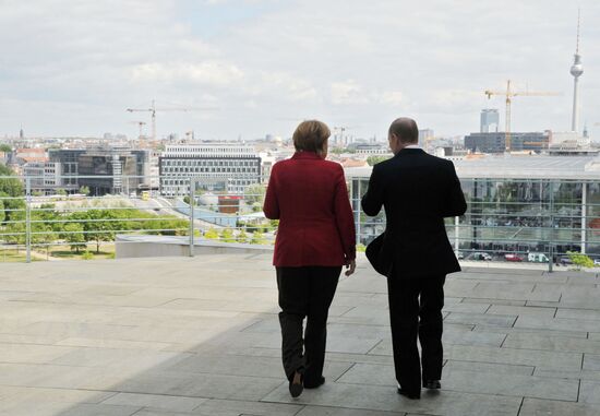 President Vladimir Putin's working trip to Berlin