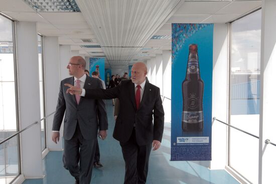Promotion event at Baltika Breweries