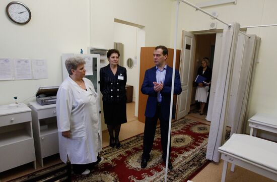 Dmitry Medvedev's working trip to Troitsk