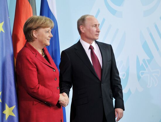 President Vladimir Putin's working trip to Berlin