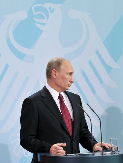 President Vladimir Putin's working trip to Berlin