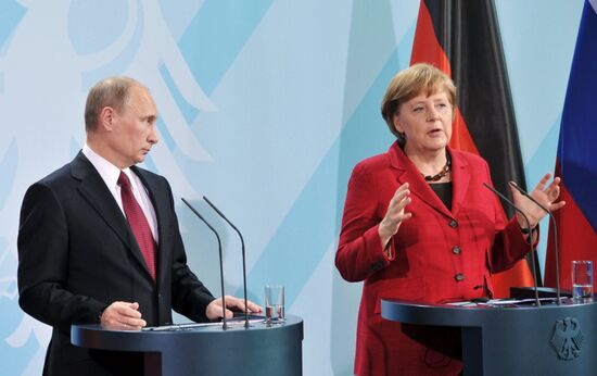 President Vladimir Putin's working trip to Berlin